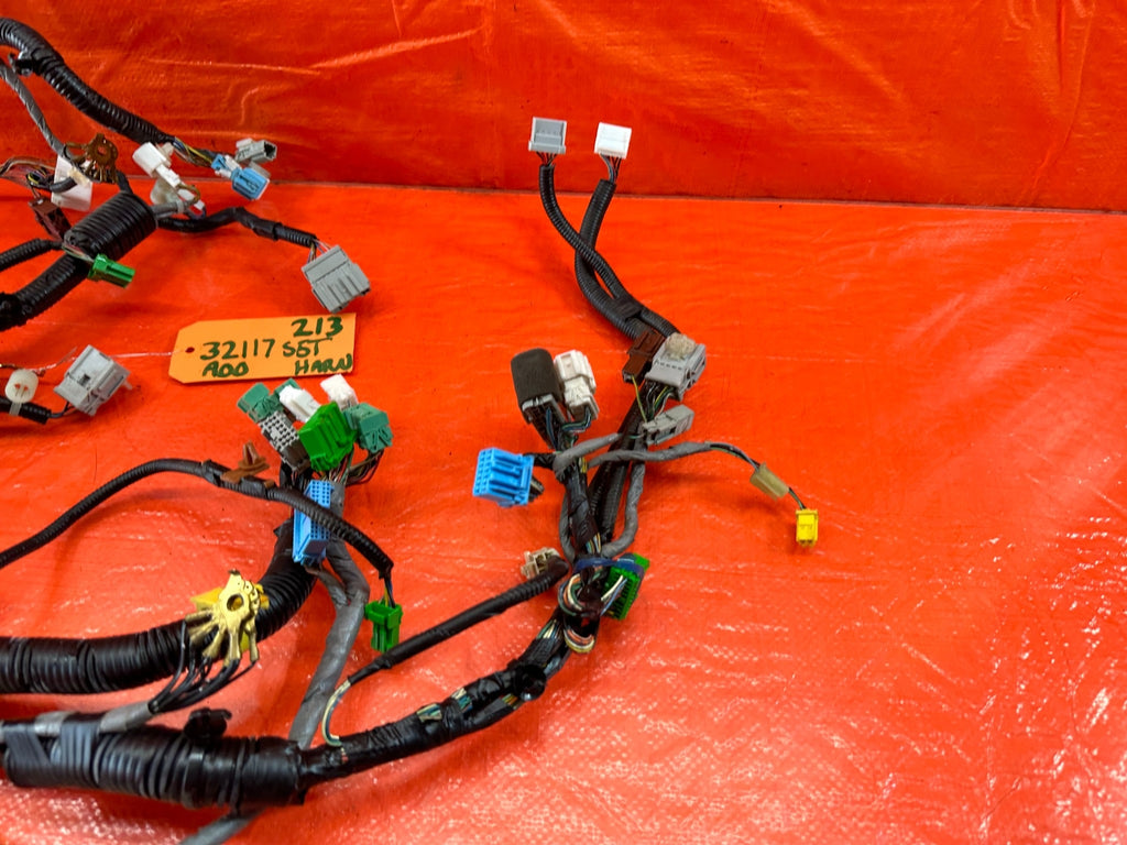 02 03 HONDA CIVIC SI EP3 HATCH   INSTRUMENT GAUGE CLUSTER WIRE HARNESS LOOM #2136