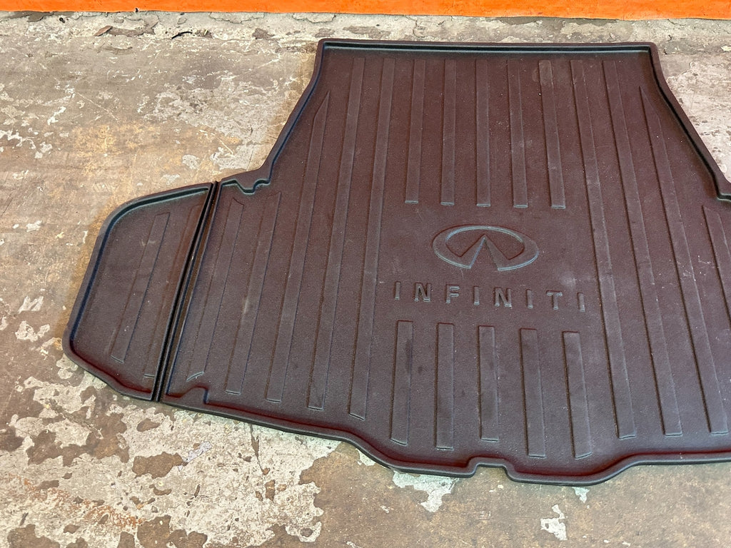 14 20 INFINITI Q50   ALL SEASON / WEATHER   REAR TRUNK MAT LINER LINING OEM #1857