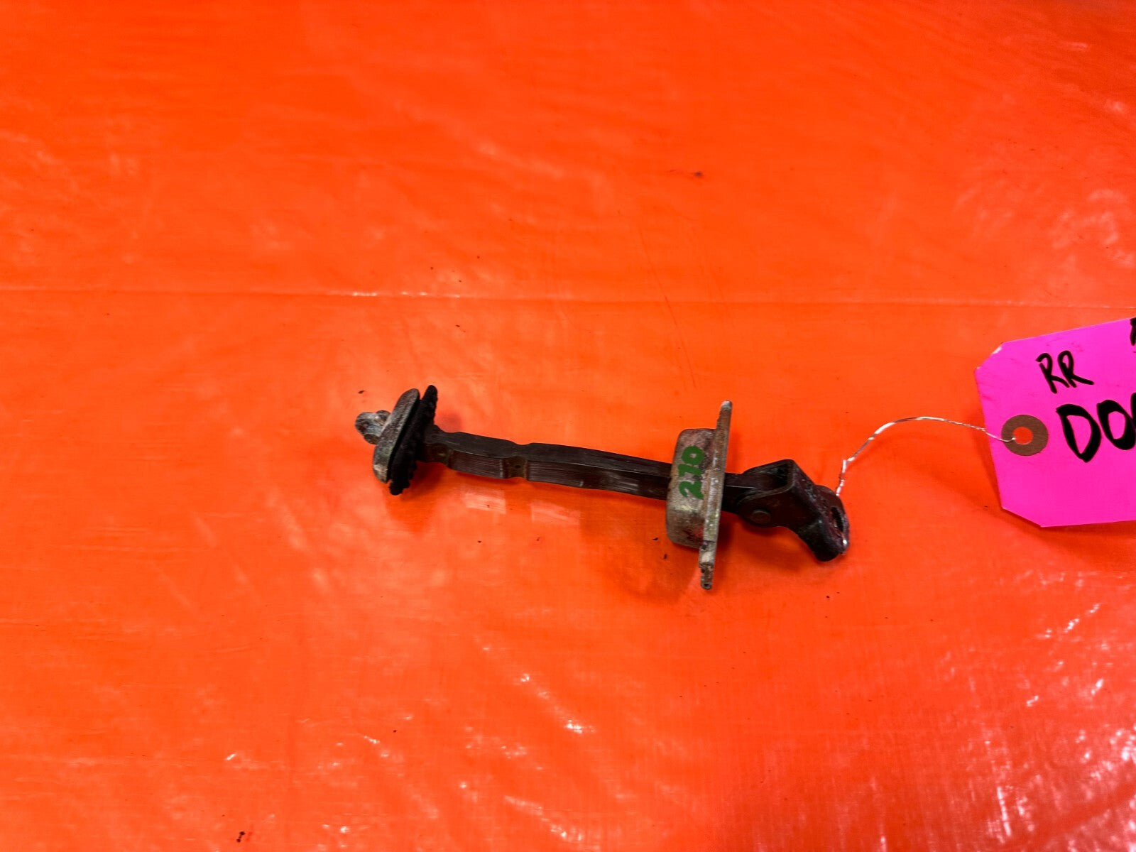 06 11 CIVIC 4D SEDAN   PASSENGER RIGHT REAR DOOR CHECKER HINGE ARM STOPPER #2709
