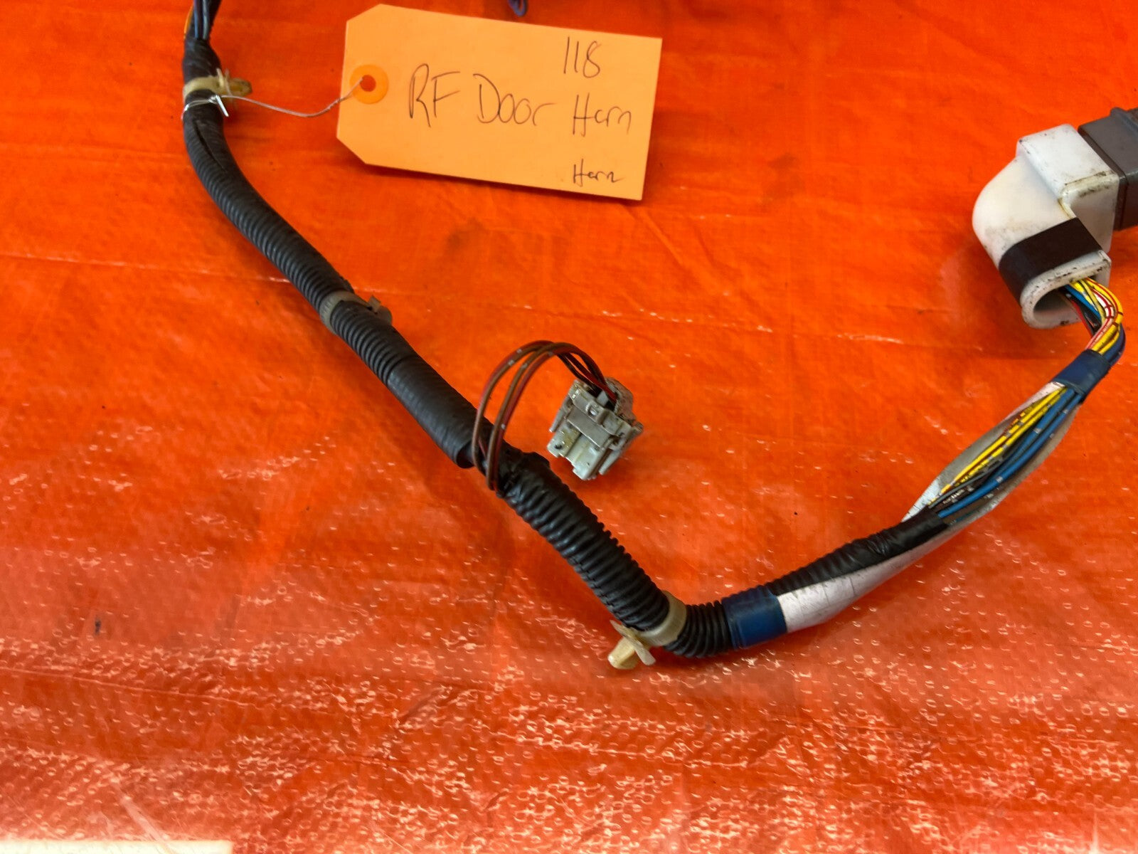 96 01 INTEGRA SEDAN PASSENGER RIGHT FRONT DOOR WIRING HARNESS WIRE LOOM OEM #1186
