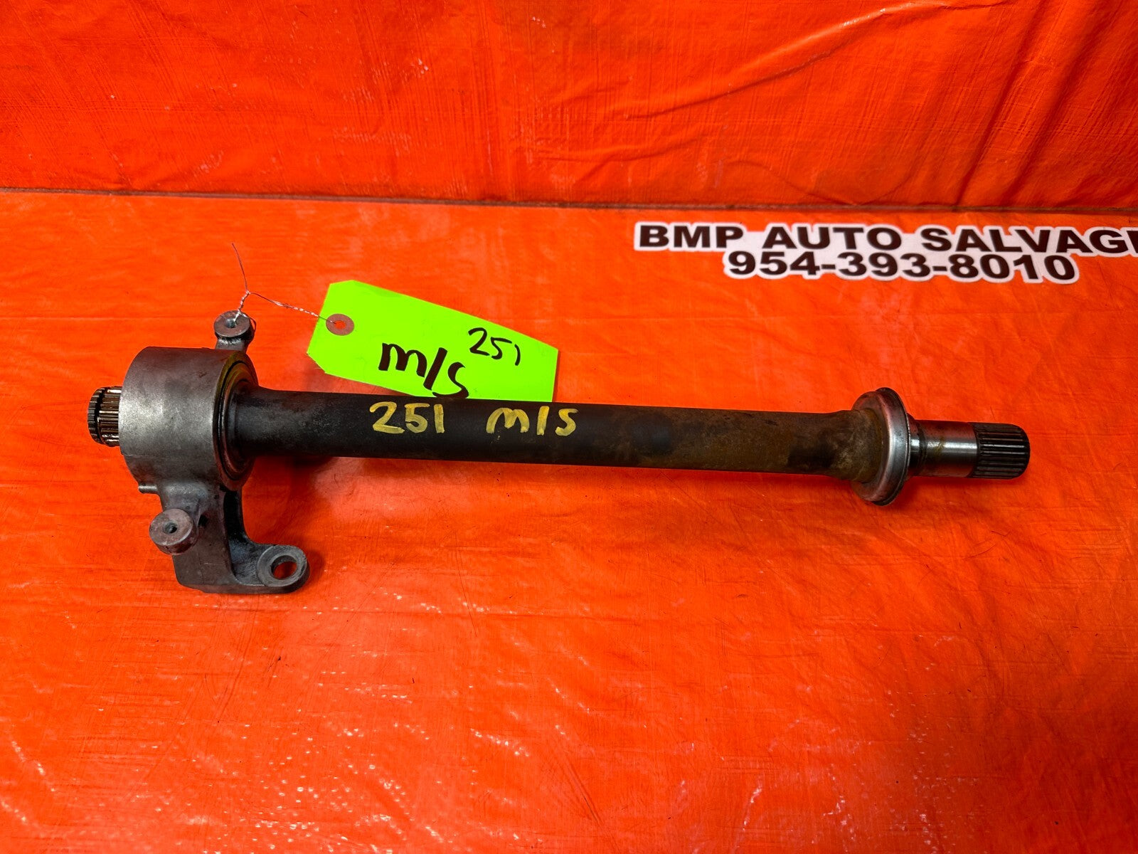 08 12 HONDA ACCORD 2.4L   AUTOMATIC   INTERMEDIATE MID HALF JACK SHAFT OEM #2510
