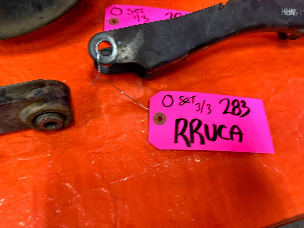 08 14 SUBARU IMPREZA WRX STI RIGHT REAR SPINDLE KNUCKLE WITH 4 CONTROL ARMS OEM5