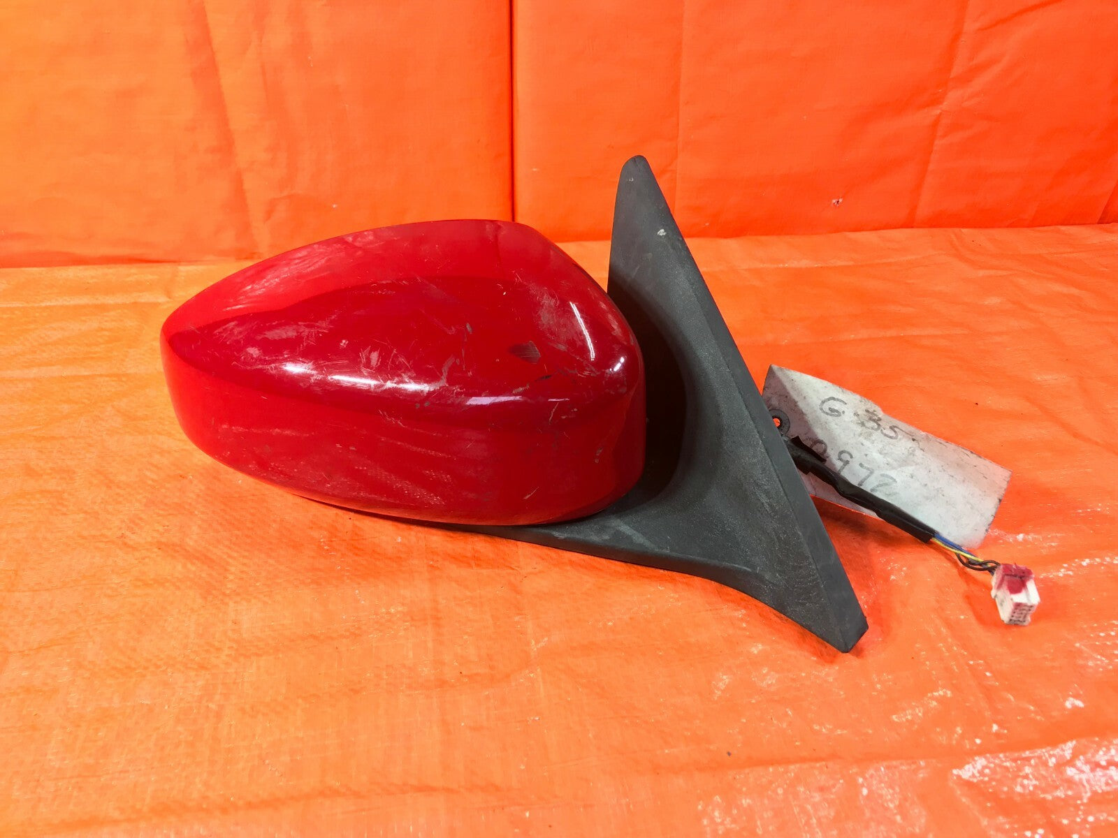 OEM 2003 2004 2005 G35   COUPE   PASSENGER RIGHT SIDE VIEW MIRROR   RED 0