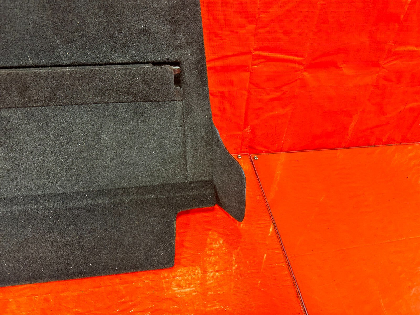 INFINITI G37 CONVERTIBLE CARGO LINER TRUNK MAT CARDBOARD FLAP LINING OEM #2781