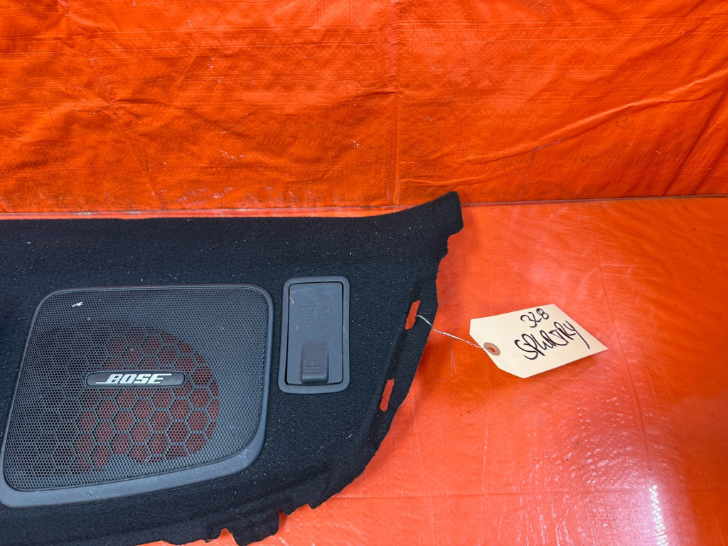 08 15 INFINITI G37 Q60 2D COUPE   REAR UPPER TRUNK TRIM / SPEAKER COVER TRAY 3282