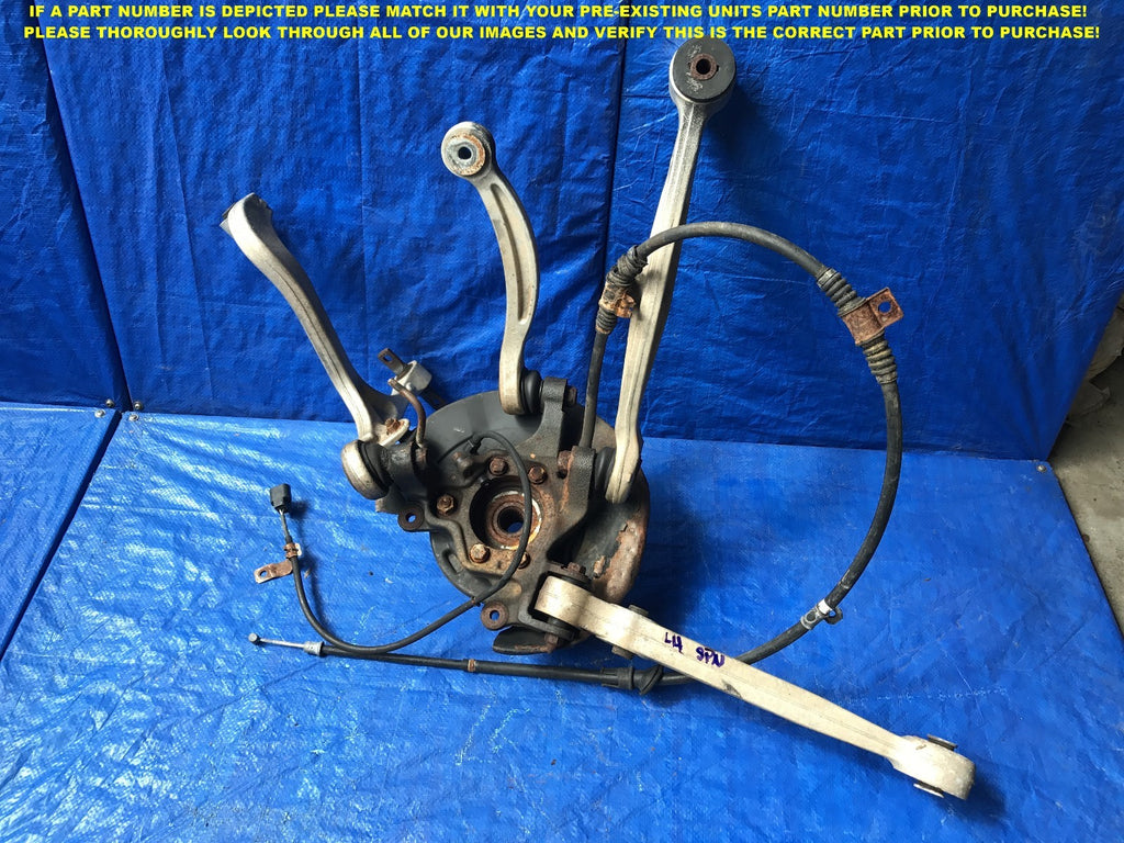 OEM 2003 2004 2005 MITSUBUSHI EVOLUTION DRIVER LEFT REAR KNUCKLE SPINDLE 100%5