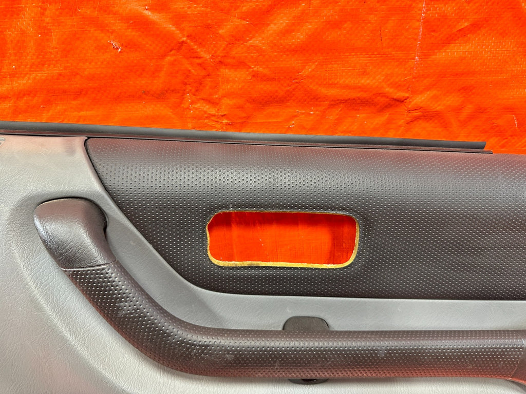 97 98 HONDA CR V CRV PASSENGER RIGHT REAR DOOR PANEL CARD INSERT LINING OEM 3012