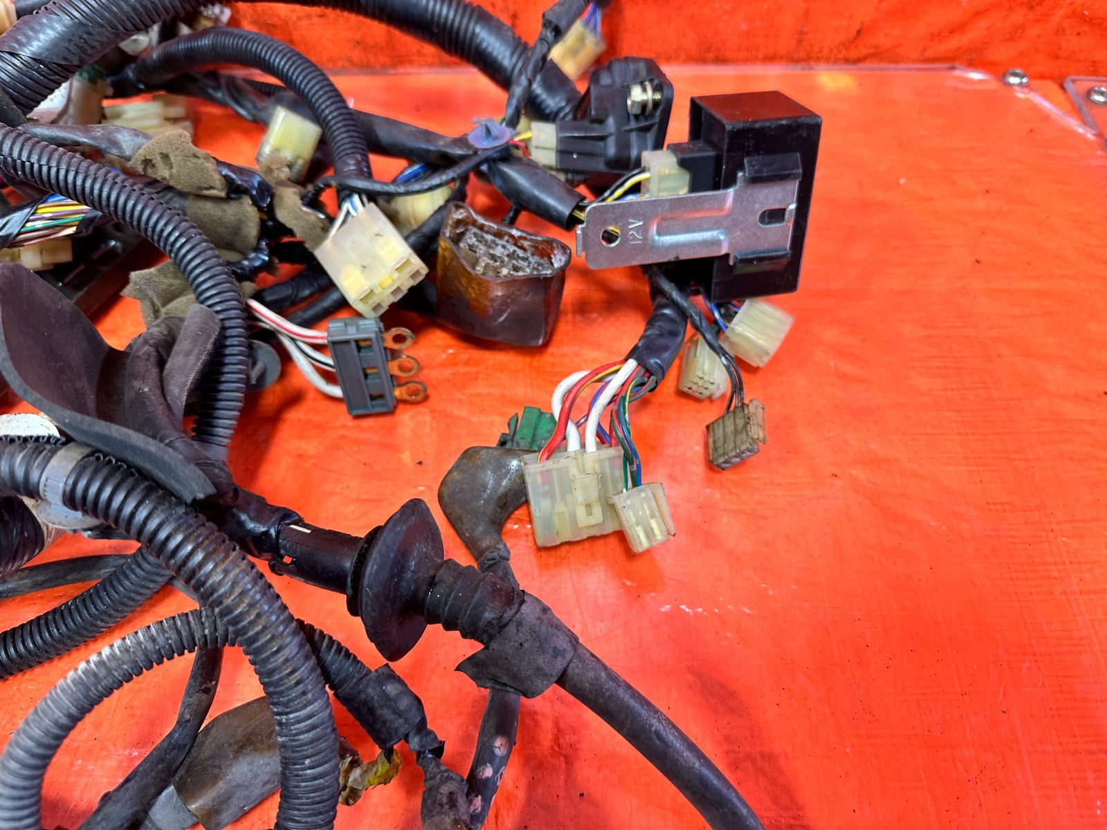 90 91 HONDA CIVIC HATCHBACK INTERIOR FIREWALL CABIN WIRING WIRE HARNESS OEM 3253
