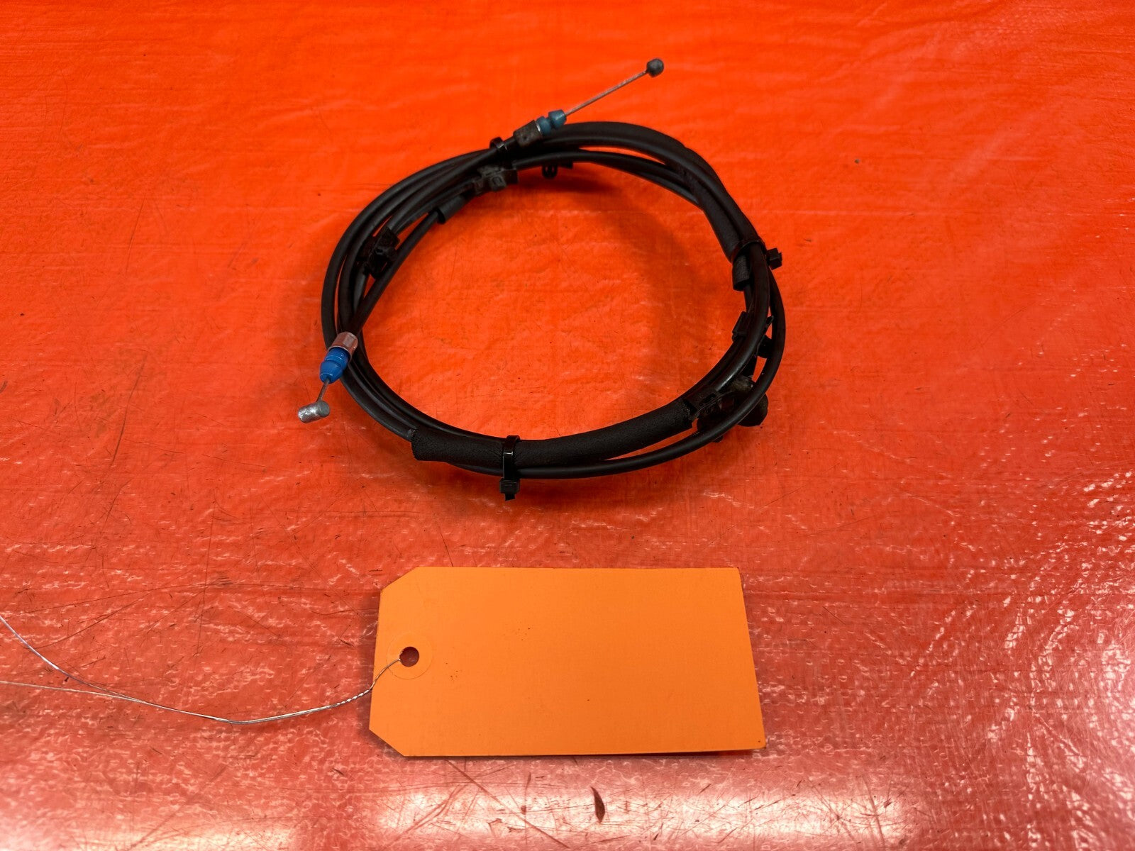 00 09 HONDA S2000   HOOD RELEASE WIRE CABLE W/ PULL LEVER HANDLE   OEM #2256