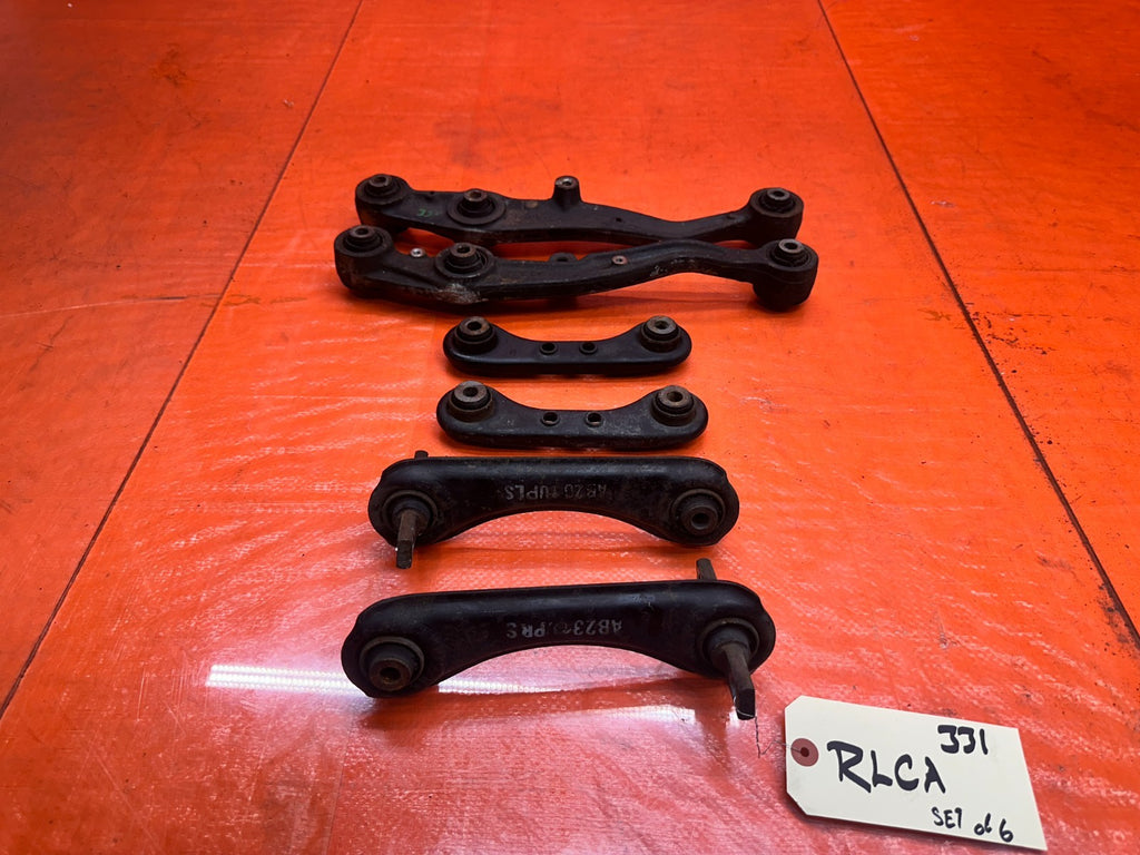94 01 ACURA INTEGRA REAR UPPER LOWER CONTROL ARM LINKS 6 PC SET OEM #3310