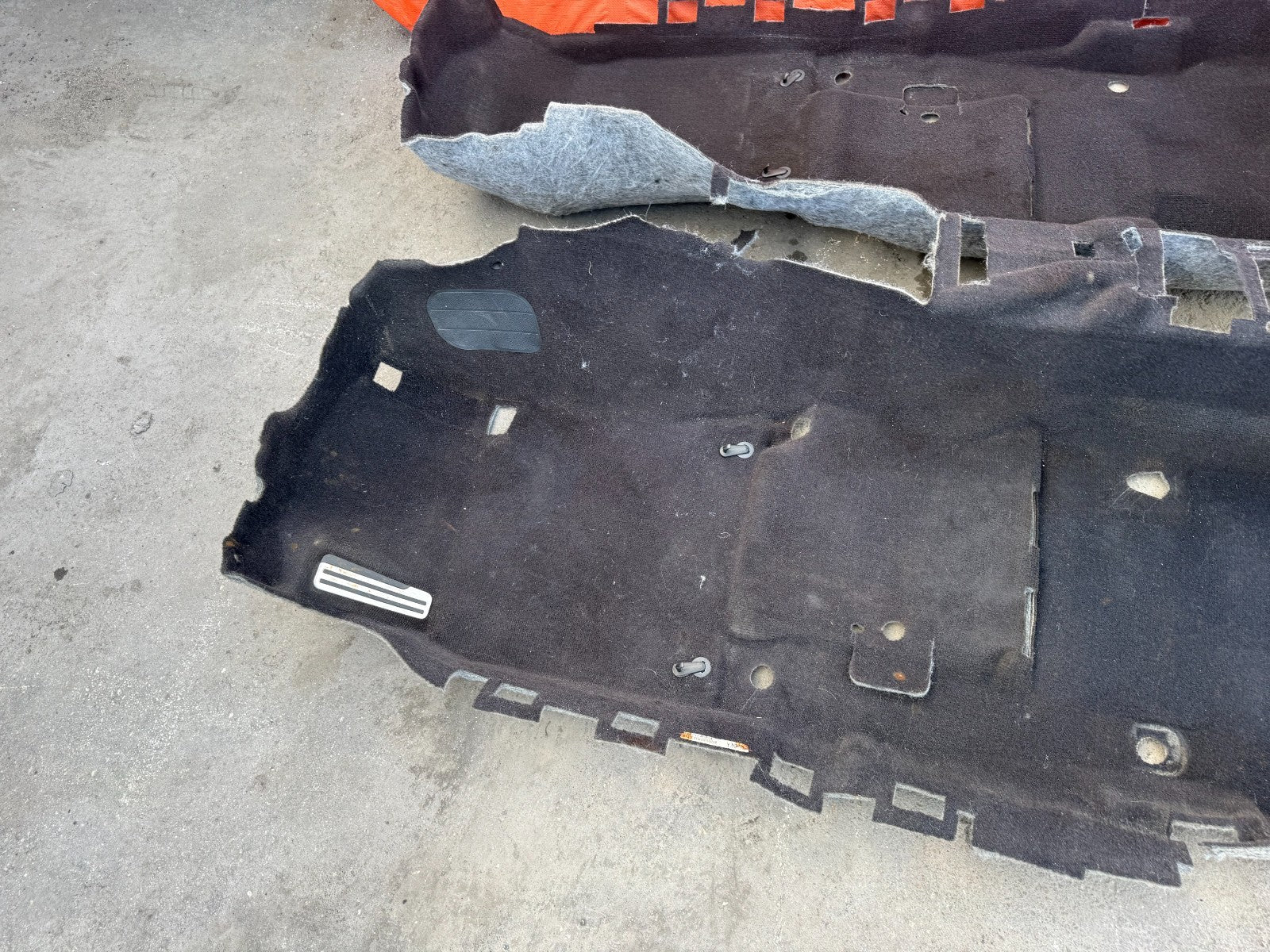 14 24 INFINITI Q50   INTERIOR FLOOR CARPET RUG MAT   BLACK IN COLOR   OEM #3144