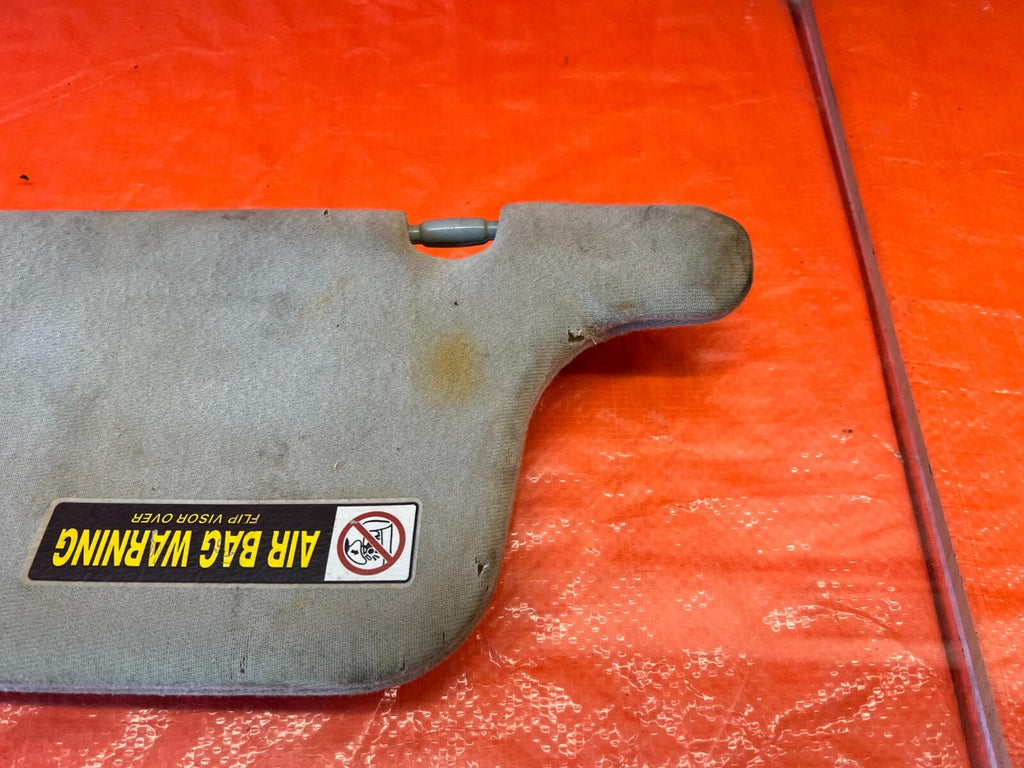 96 00 HONDA CIVIC   SUN VISOR   PASSENGER RIGHT SIDE   GRAY   OEM #130  WEAR4