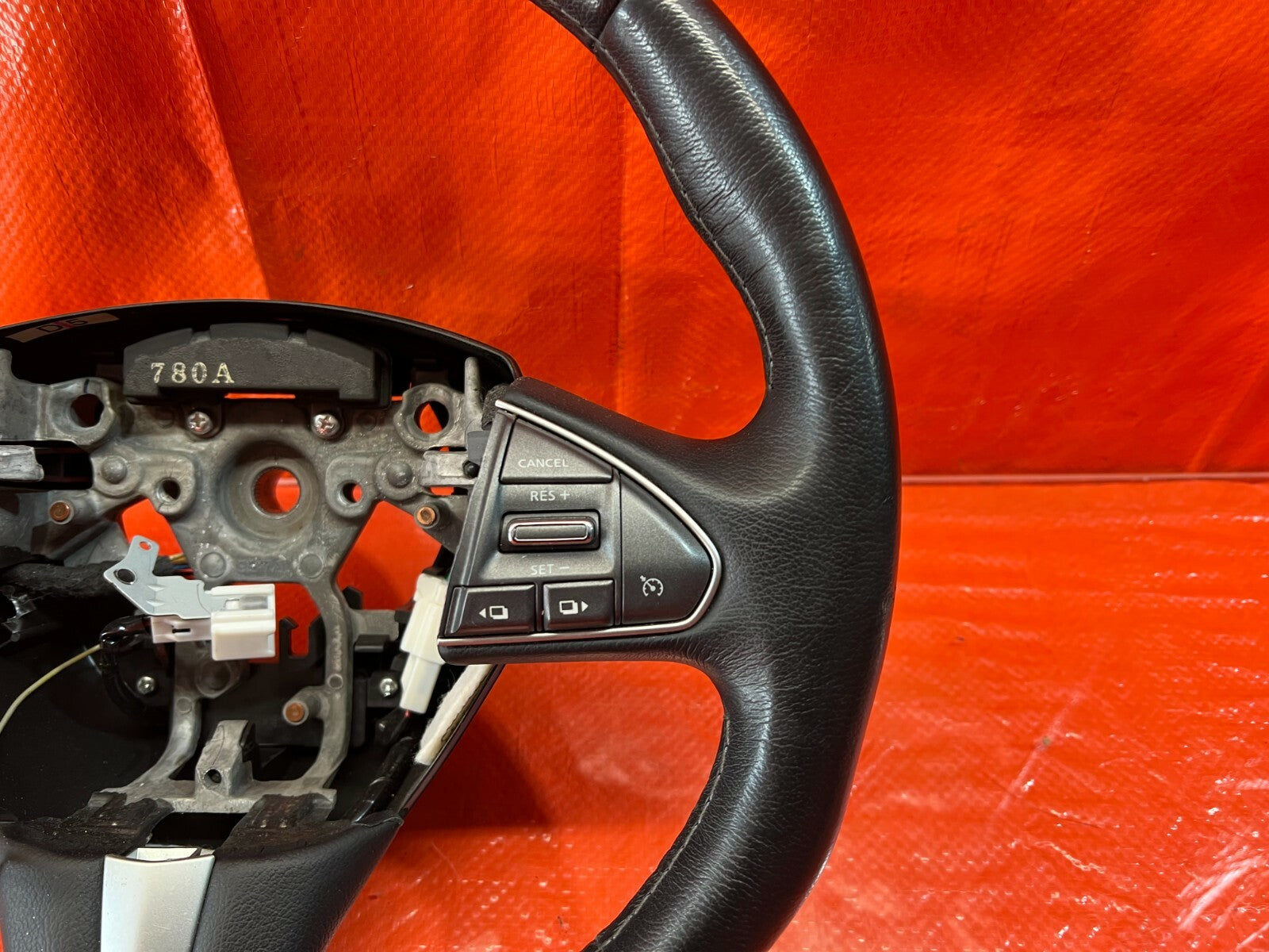 2017 17 INFINITI Q50 RED SPORT 400 RWD   STEERING WHEEL   NON HEATED   OEM #1133
