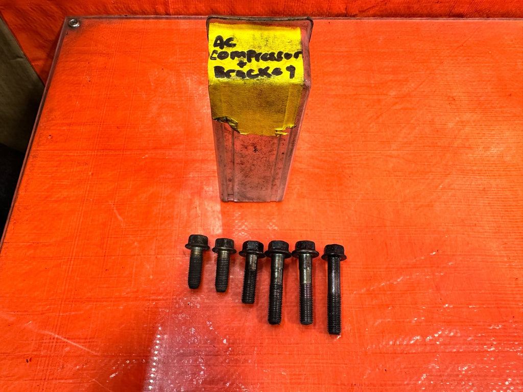 92 95 HONDA CIVIC   D16 D15 B SERIES   AC COMPRESSOR BRACKET BOLTS   OEM #3275