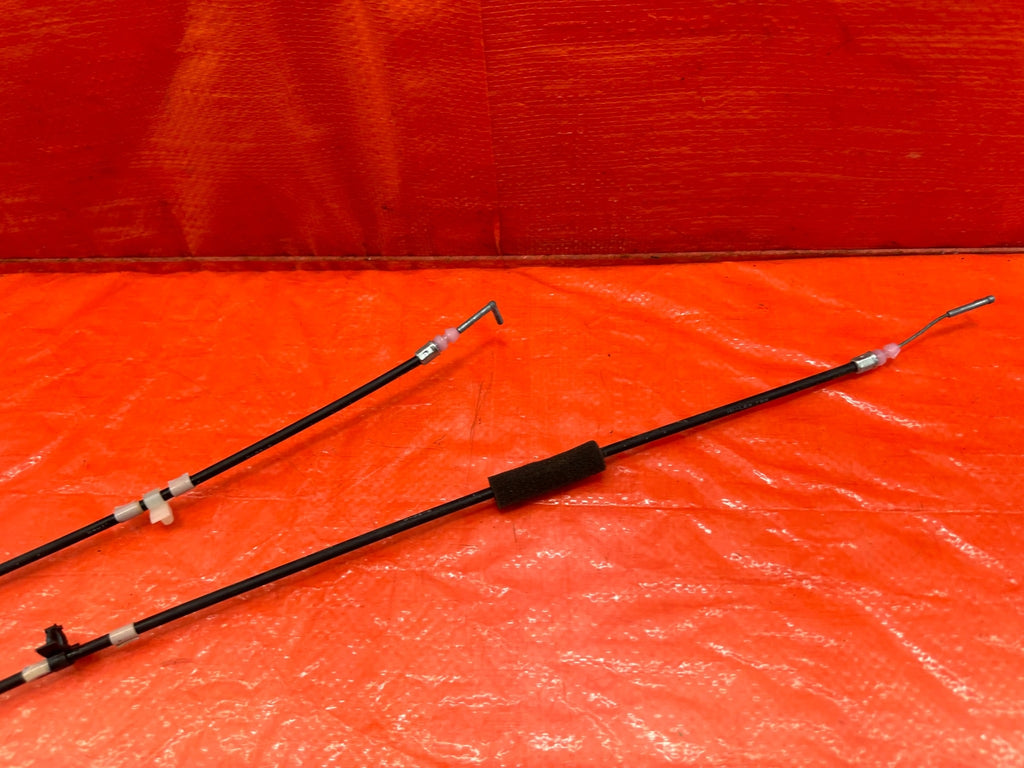 07 11 HONDA CIVIC SI SEDAN   LEFT & RIGHT REAR SEAT RELEASE PULL CABLES OEM #2203