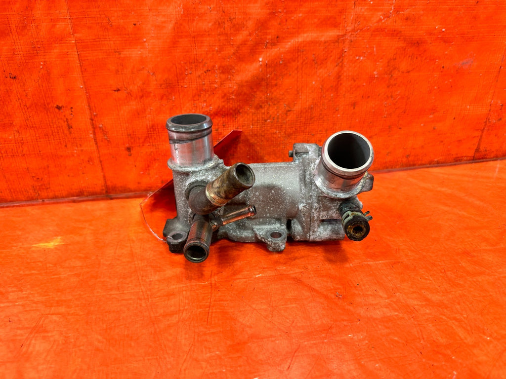 04 11 MAZDA RX8 RX 8   13B MSP WATER NECK OUTELT PASSAGE W/ THERMOSTAT HOUSING2