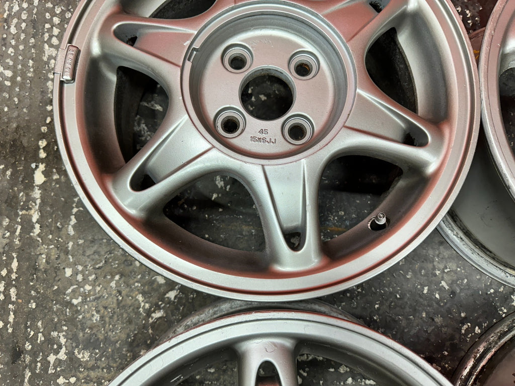 94 01 ACURA INTEGRA SNOWFLAKE WHEELS RIMS OEM FACTORY OE #2748