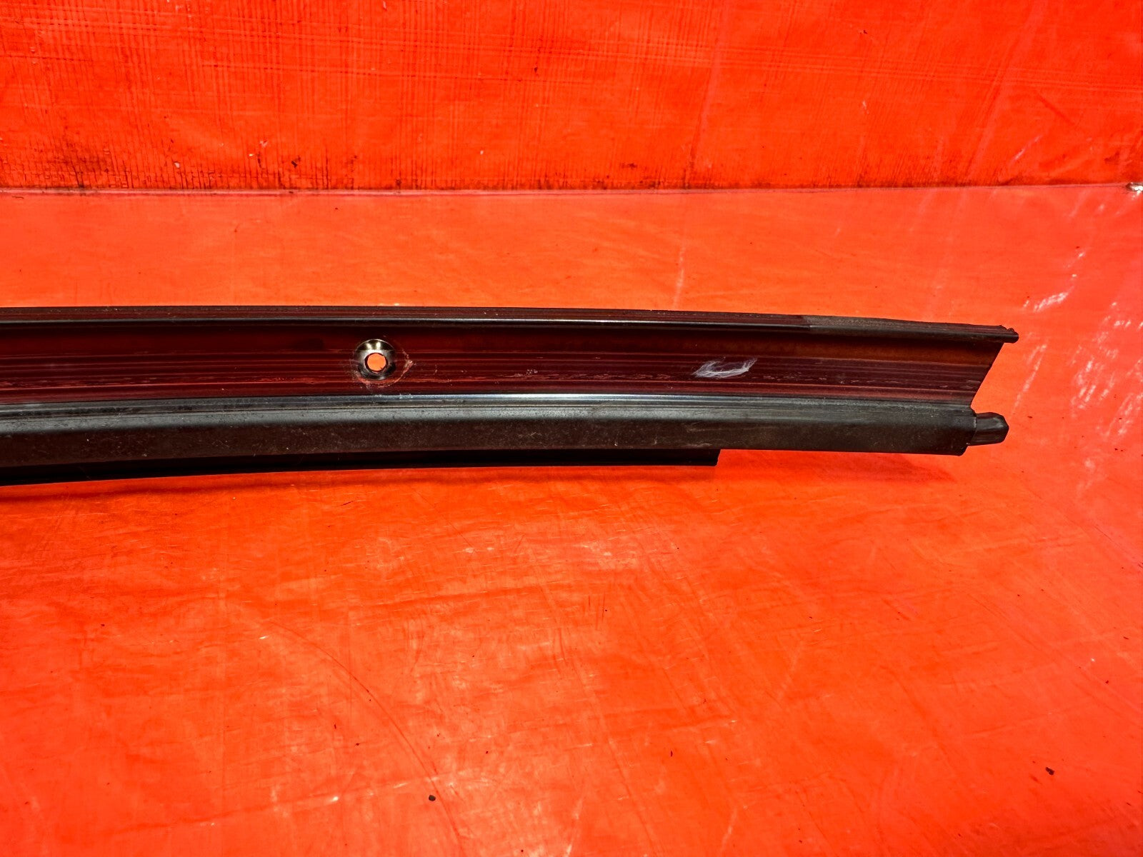 92 96 HONDA PRELUDE   DRIVER LEFT DOOR SASH TRIM MOLDING STRIP B PILLAR OEM 27312