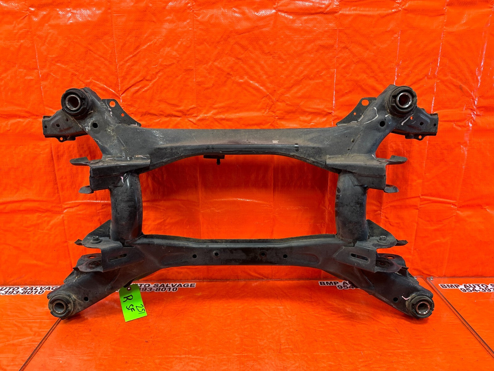 08 12 HONDA ACCORD SEDAN 2.4L   REAR SUBFRAME CROSSMEMBER K FRAME   OEM #2518