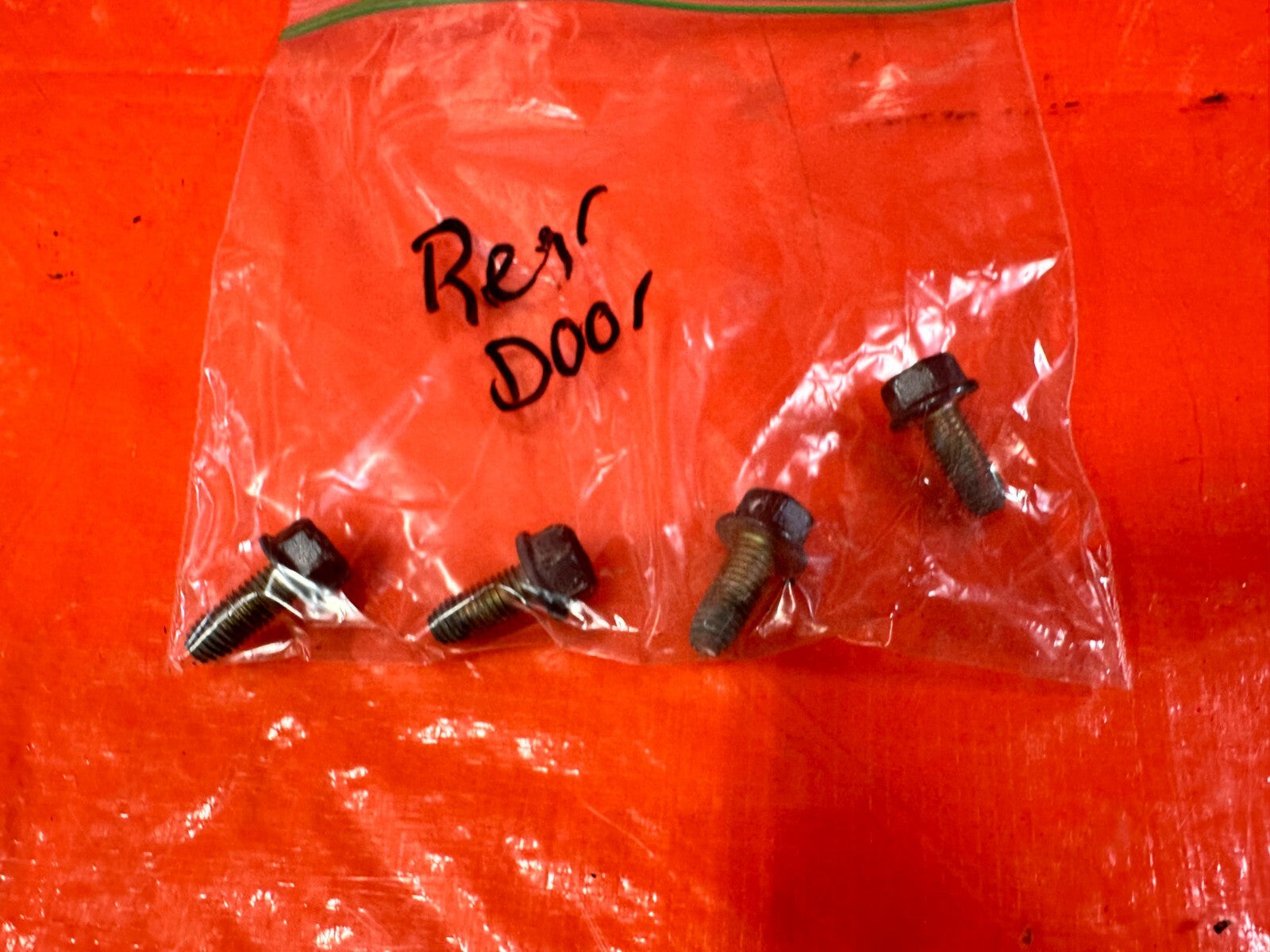 03 06 LANCER EVOLUTION VIII 8 EVO IX 9   REAR DOOR BOLTS HARDWARE OEM #EVO9A0