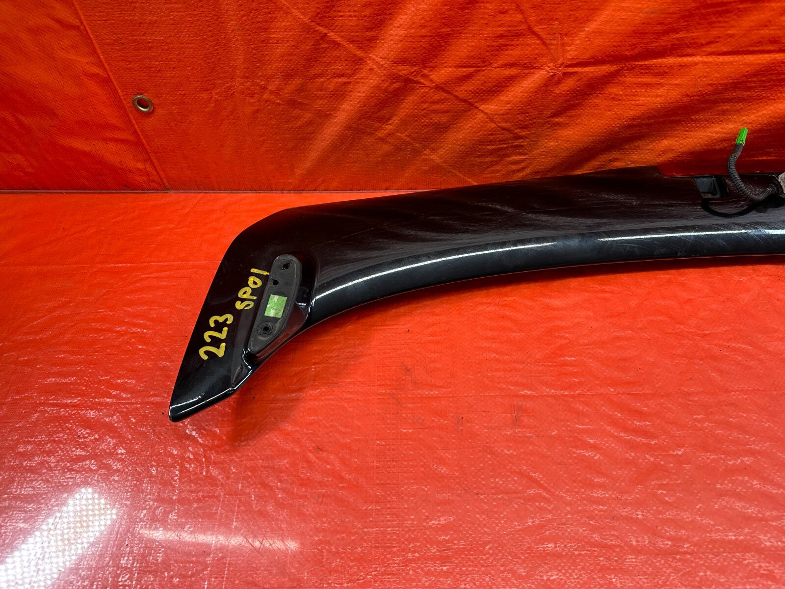 06 11 HONDA CIVIC COUPE   SI FACTORY SPOILER WING   BLACK COLOR OEM FACTORY 22311