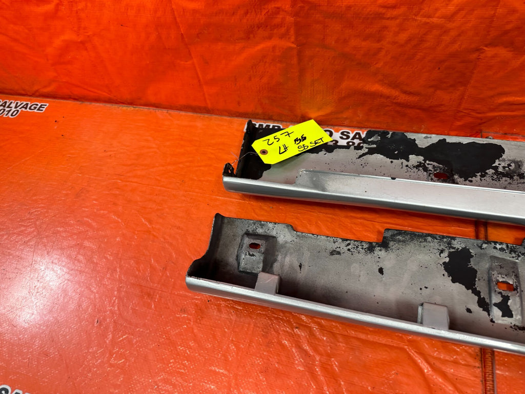 92 95 HONDA CIVIC 2D COUPE LEFT & RIGHT SIDE SKIRTS ROCKER MOLDING TRIM OEM #25718