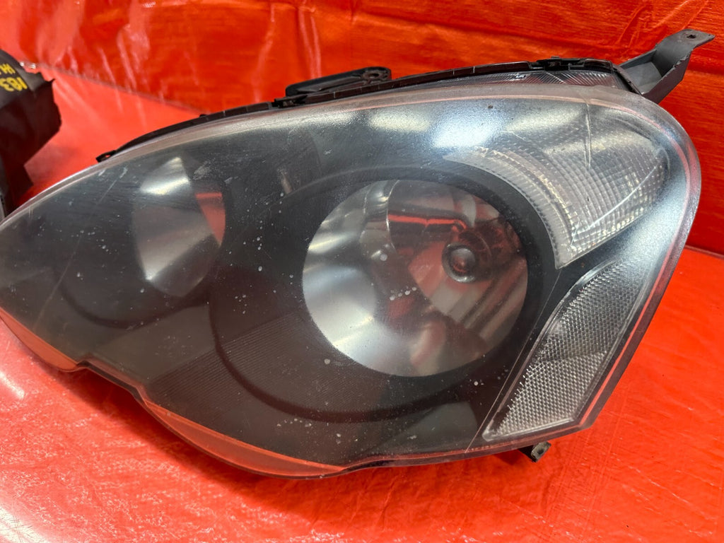 02 04 ACURA RSX   AFTERMARKET BRAND BLACK HOUSING HEADLIGHTS   LEFT & RIGHT #1836