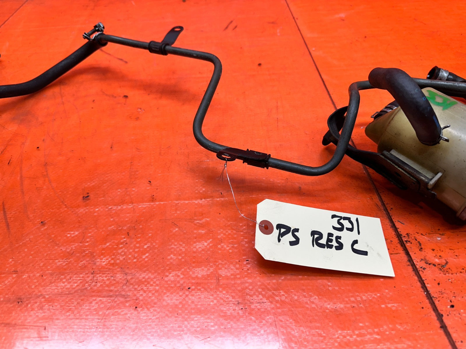 94 01 ACURA INTEGRA POWER STEERING FLUID RESERVOIR TANK AND LINES OEM #3316
