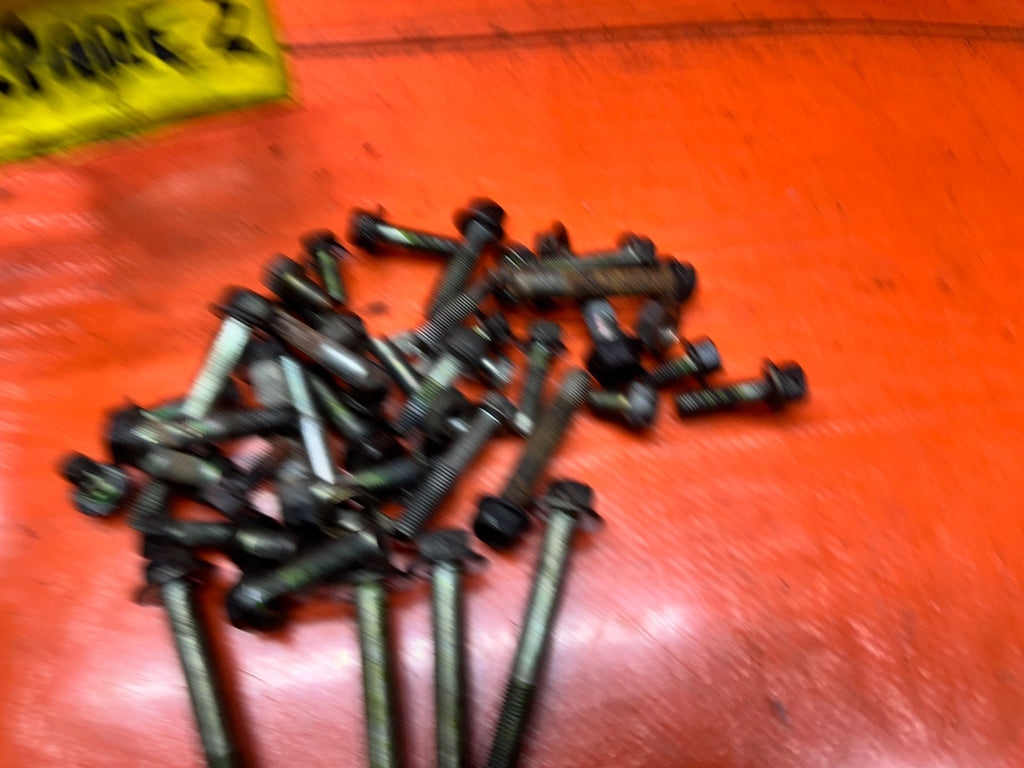 04-08 ACURA TSX 4D 2.4L K24A2 ENGINE BLOCK OIL PAN BOLTS HARDWARE SET OEM #3424