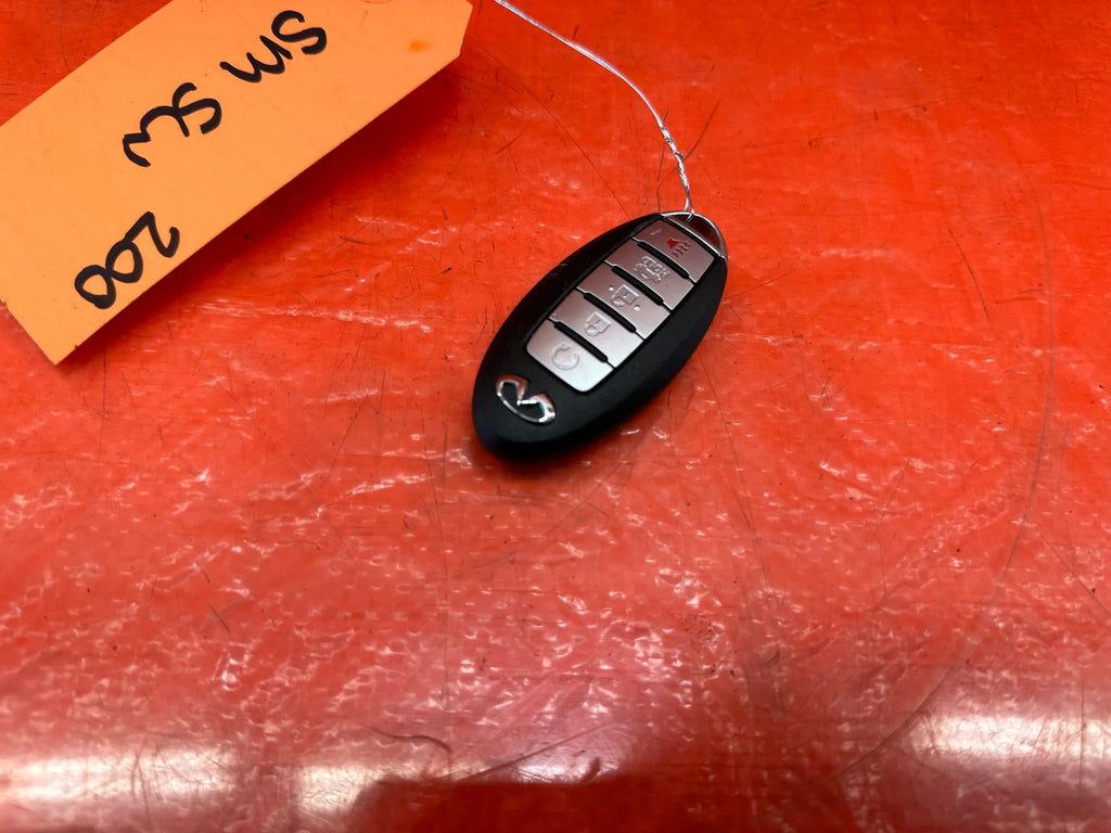 16 20 INFINITI Q50 & Q60   3.0L   WIRELESS KEY FOB MODULE   OEM FACTORY #2004