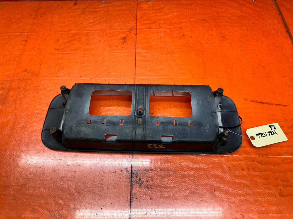92 95 HONDA CIVIC 2D COUPE   REAR TRUNK LICENSE PLATE TRIM HOUSING   OEM #3334
