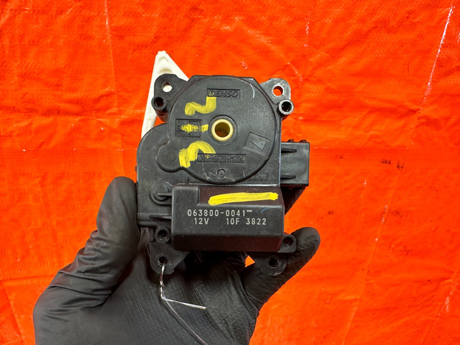 04 08 ACURA TSX   HEATER BLEND DOOR ACTUATOR MOTOR   063800 0041   OEM #3121