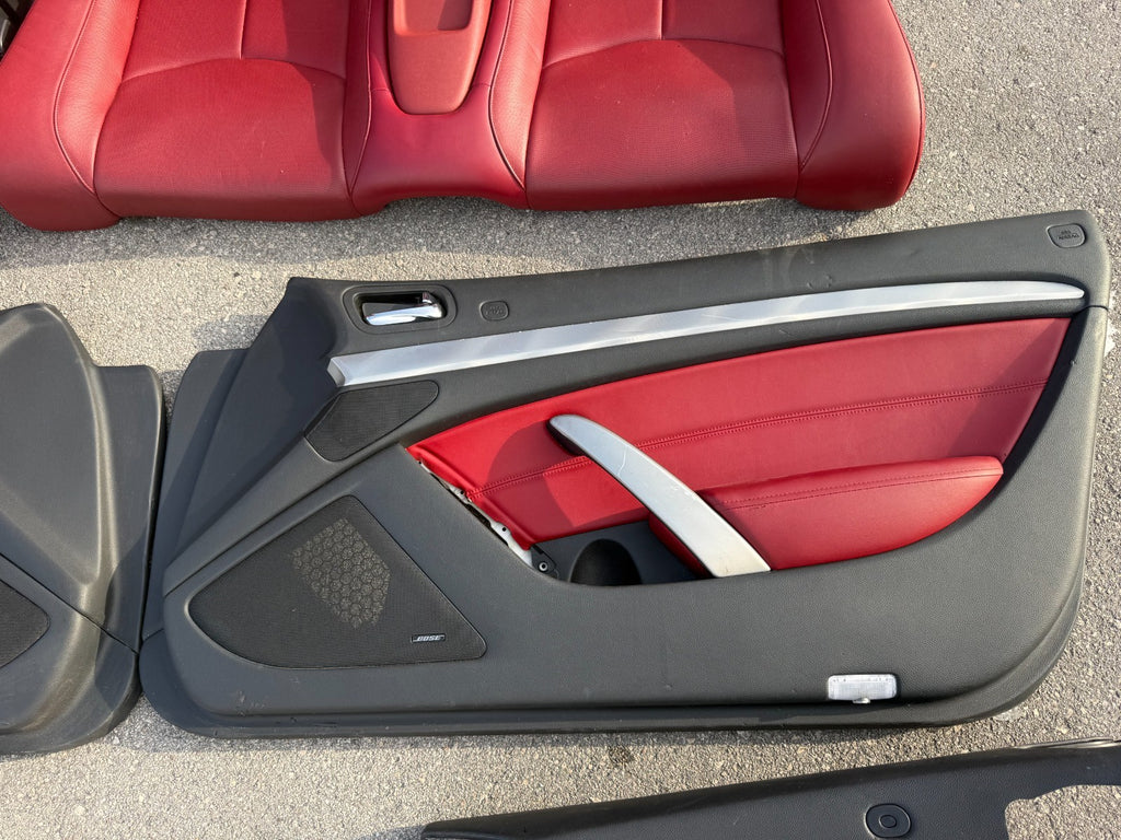 INFINITI G37 Q60 CONVERTIBLE IPL EDITION FRONT SEATS REAR SEATS DOOR PANELS OEM15