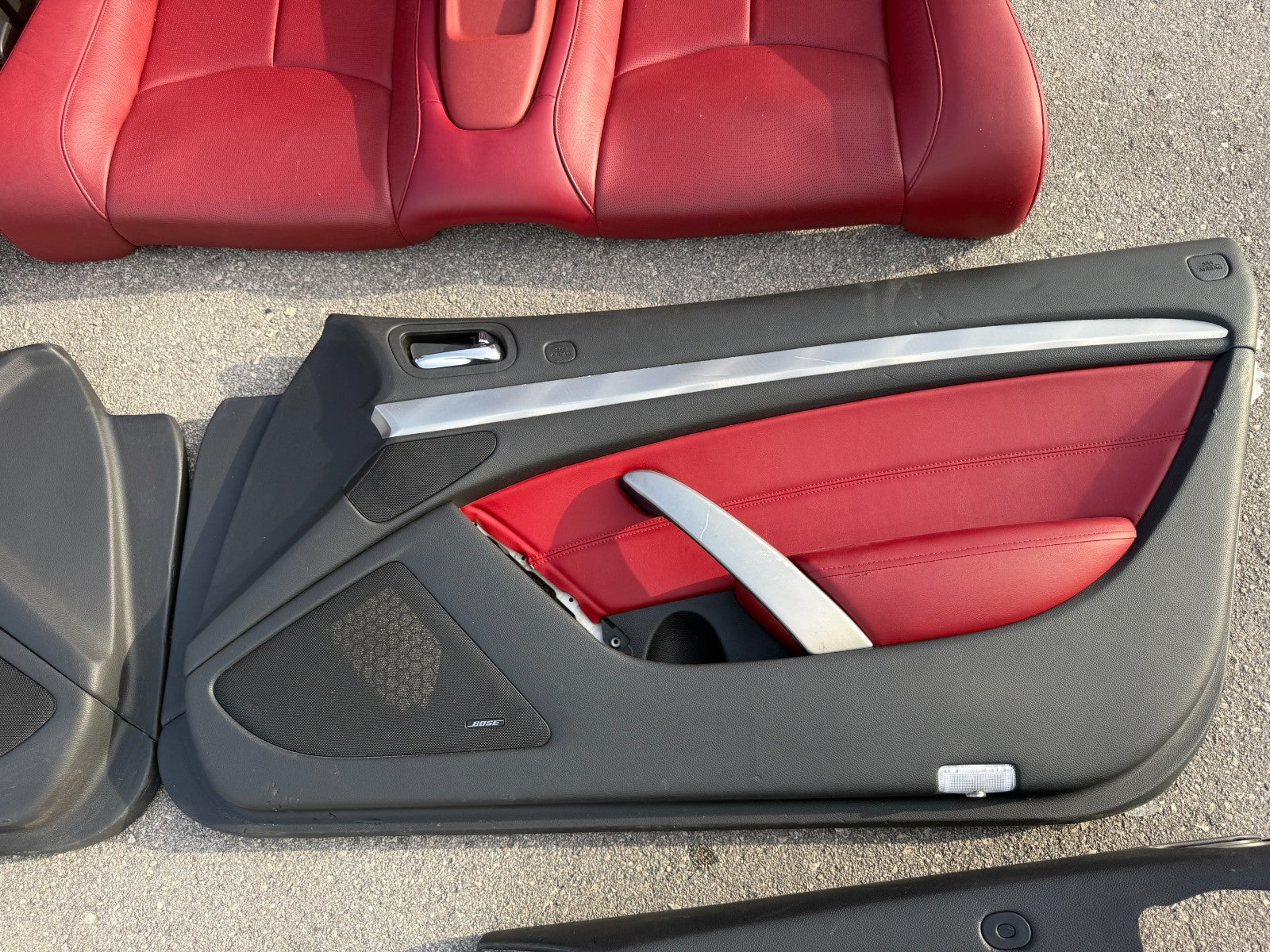 INFINITI G37 Q60 CONVERTIBLE IPL EDITION FRONT SEATS REAR SEATS DOOR PANELS OEM15