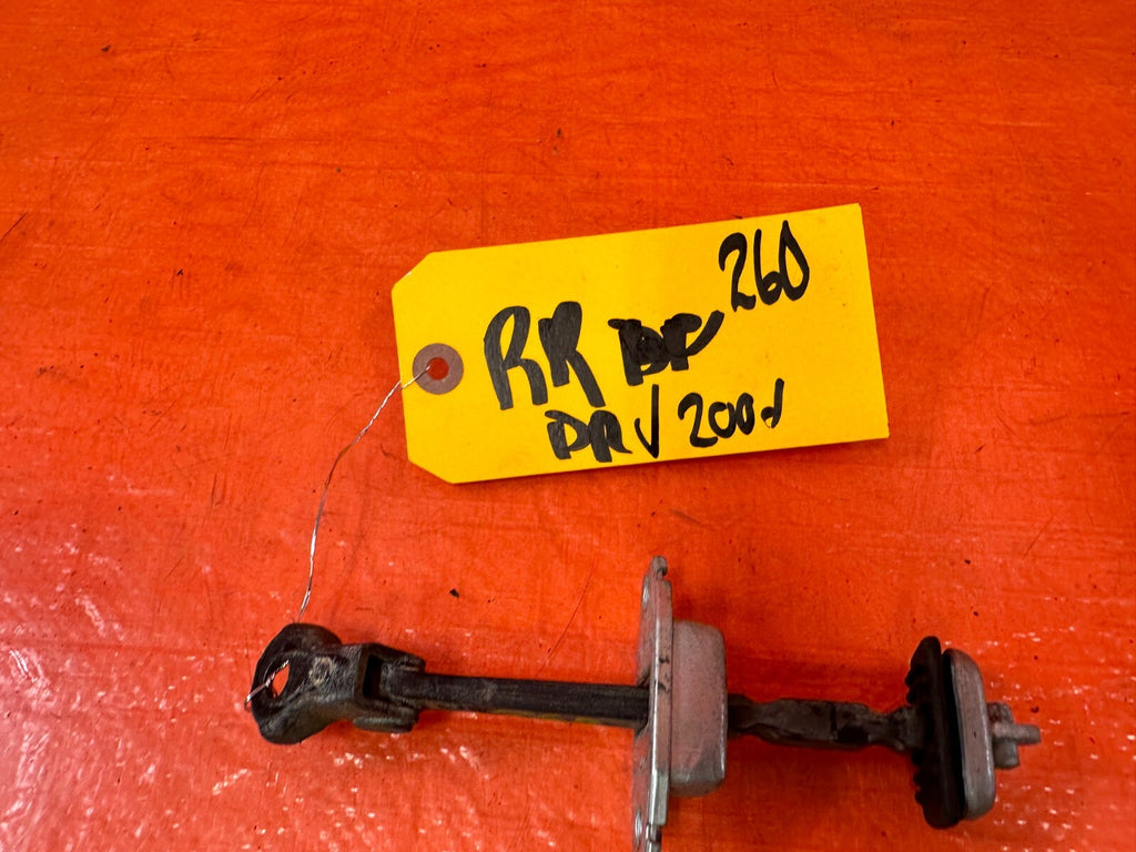 06 11 CIVIC 4D SEDAN   PASSENGER RIGHT REAR DOOR CHECKER HINGE ARM STOPPER #2606