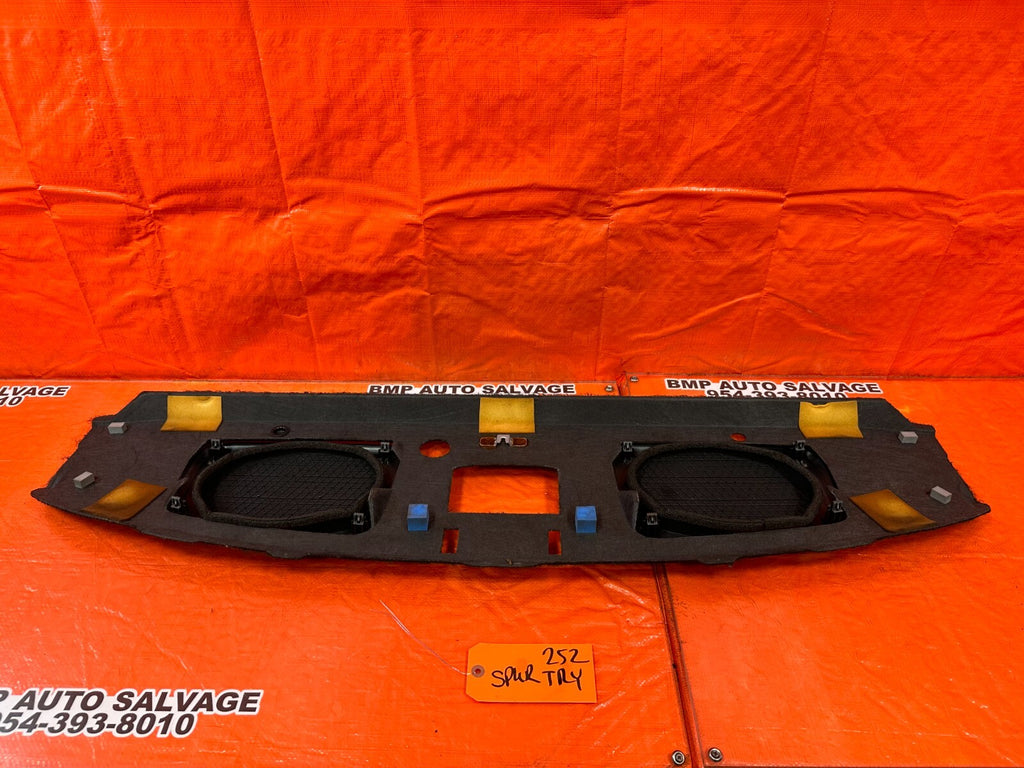 97 01 HONDA PRELUDE   REAR UPPER TRUNK TRIM / SPEAKER COVER TRAY  9