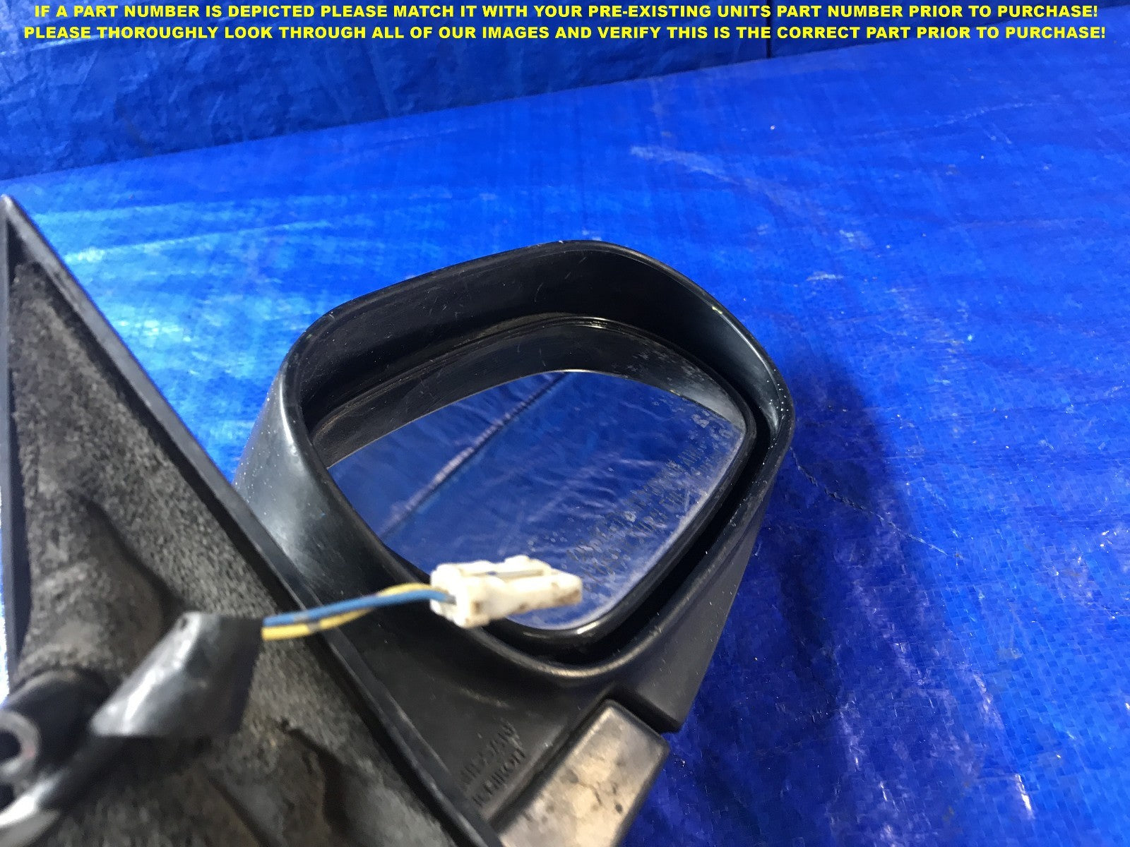 OEM 1993 1994 1995 1996 1997 NISSAN ALTIMA PASSENGER RIGHT SIDE VIEW MIRROR   4