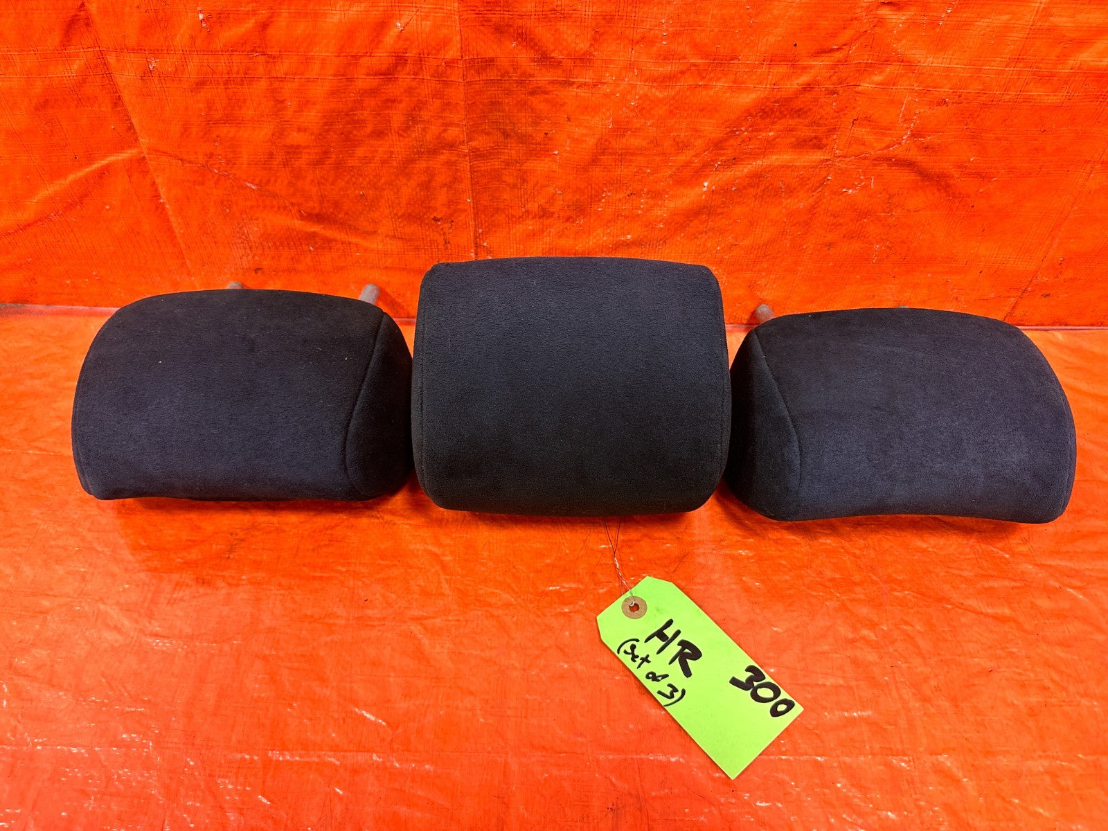 07 08 HONDA CIVIC SI SEDAN   REAR SEAT HEAD REST SET LEFT AND RIGHT   OEM #3001