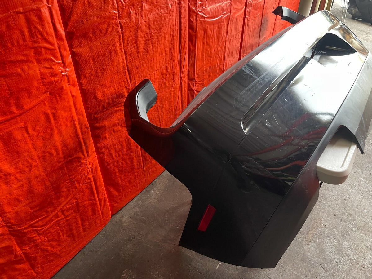 11-14 DODGE CHALLENGER R/T COMPLETE REAR BUMPER COVER W/ ALL TRIM TOP & BOTTOM9