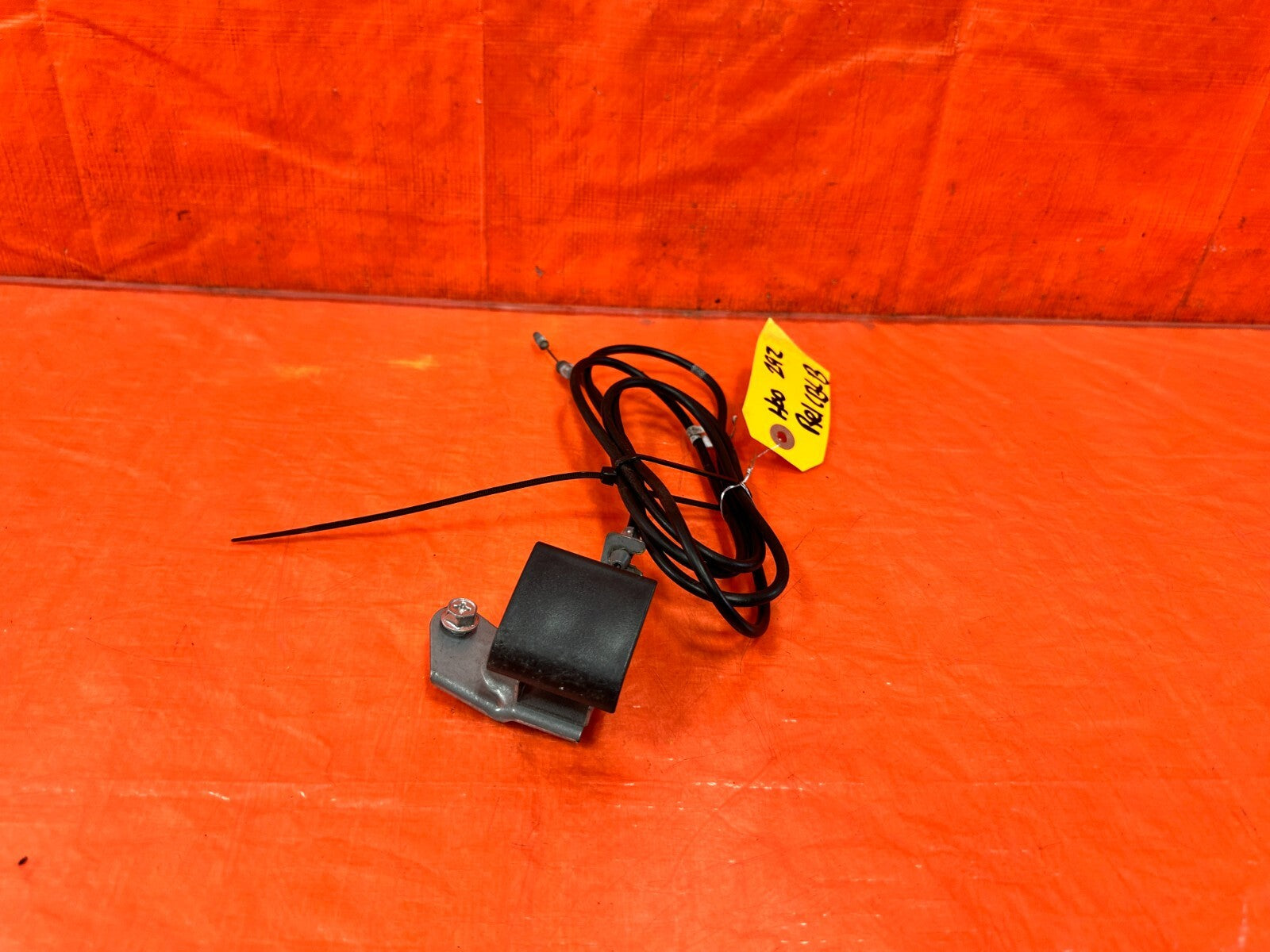 13 20 SUBARU BRZ   HOOD RELEASE WIRE CABLE W/ PULL LEVER HANDLE   OEM #2921