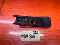 92 96 HONDA PRELUDE DRIVER POWER LOCK SWITCH OEM #332 SWITCH HOUSING BAD OK!0