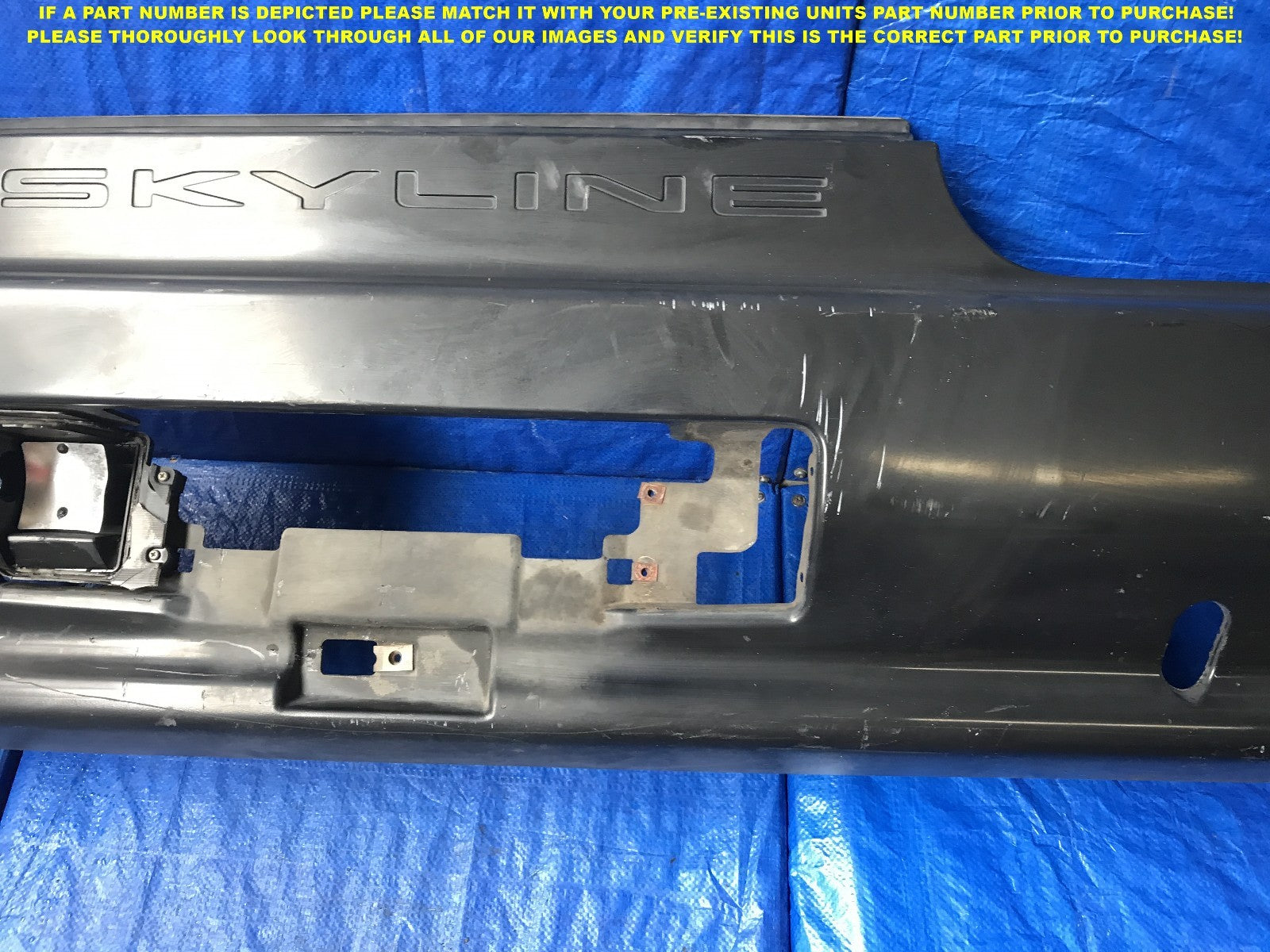 OEM 1989 1990 1991 1992 1993 1994 NISSAN SKYLINE GT R R32 REAR BUMPER COVER4
