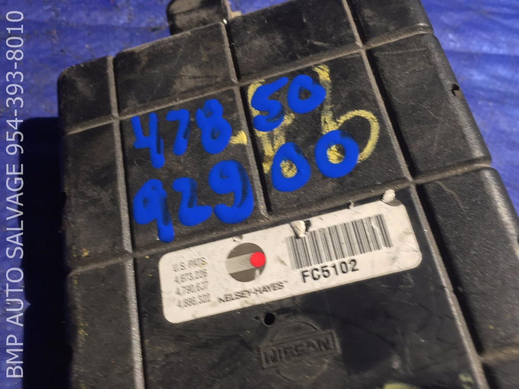 OEM 1990 NISSAN PATHFINDER ABS MODULE COMPUTER CONTROL 47850 92G00 #1112 #NM531