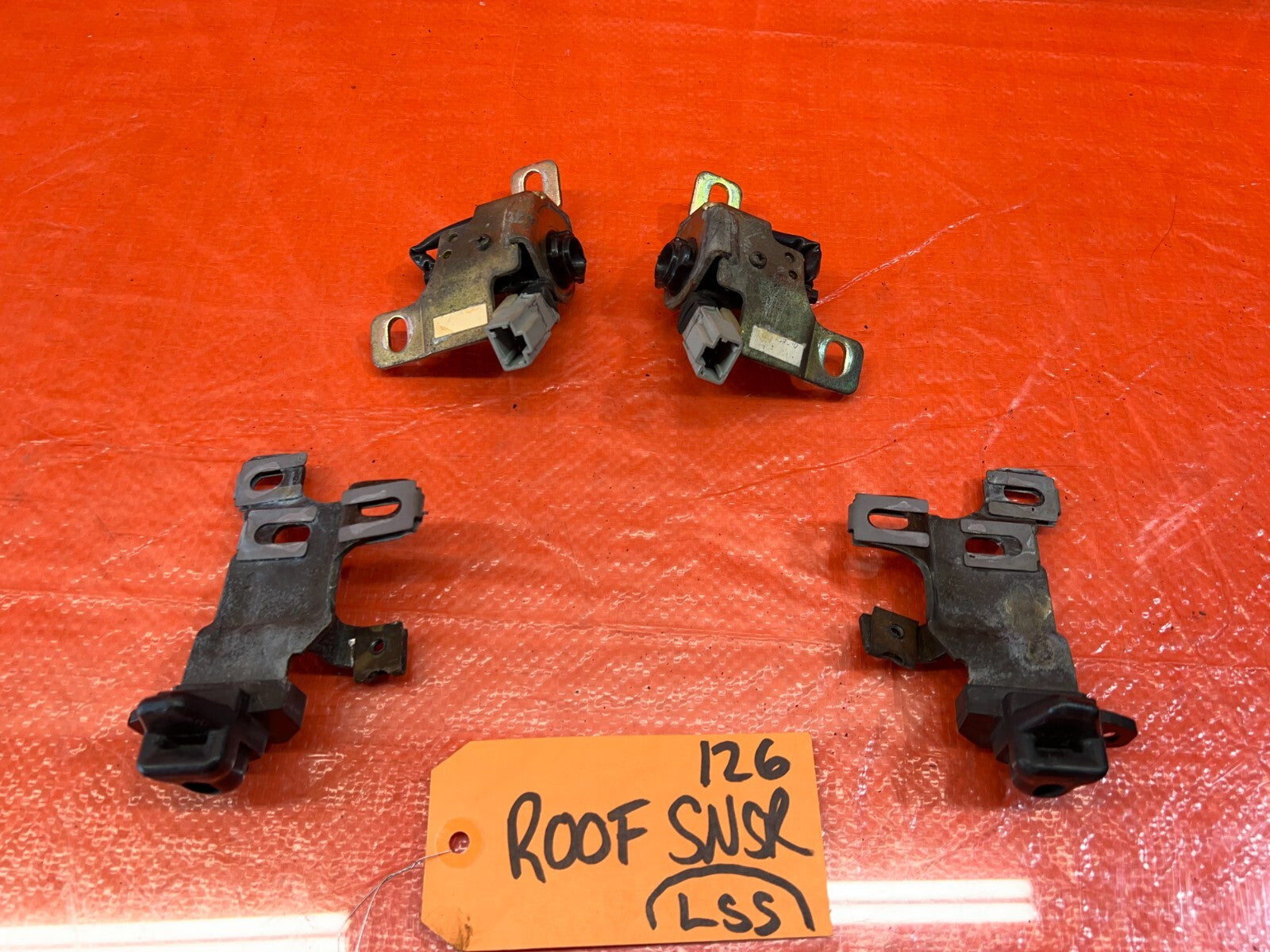 93 95 HONDA DEL SOL   TARGA TOP HARD TOP ROOF SENSOR SET SENSORS ALL 4 OEM #12610