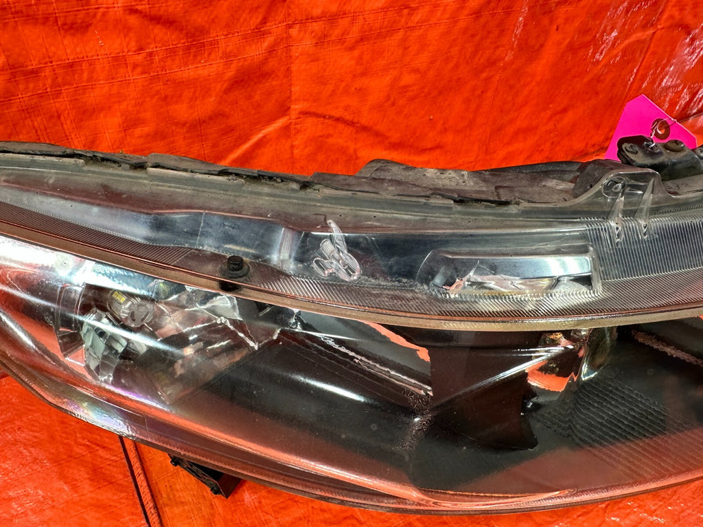 09 14 ACURA TSX   JDM MODEL BLACK HOUGING HEADLIGHT HEADLAMPS   W/ BALLASTS OEM12