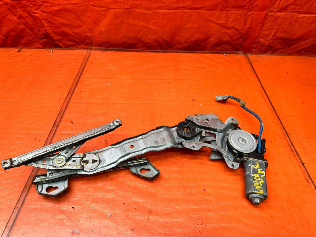 94-01 ACURA INTEGRA 4D RIGHT REAR PASSENGER WINDOW REGULATOR & MOTOR OEM #34110