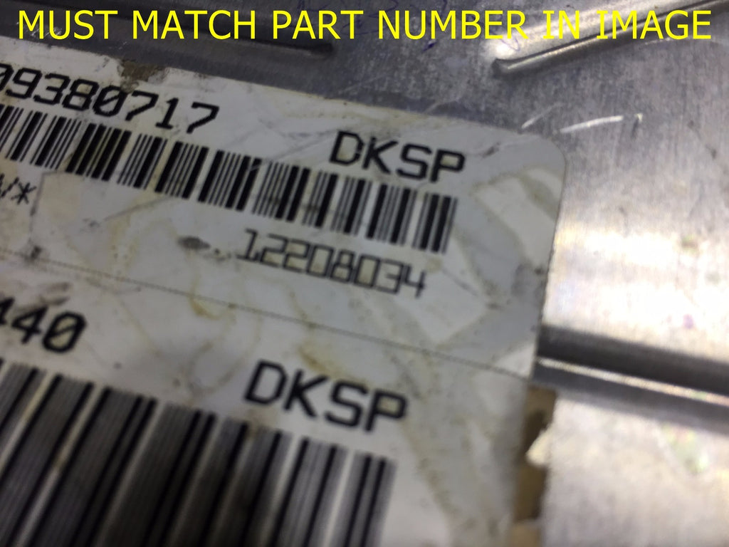 OEM 2000 01 BUICK REGAL ENGINE COMPUTER ECU ECM BRAIN EBX MODULE 09380717 DKSP1