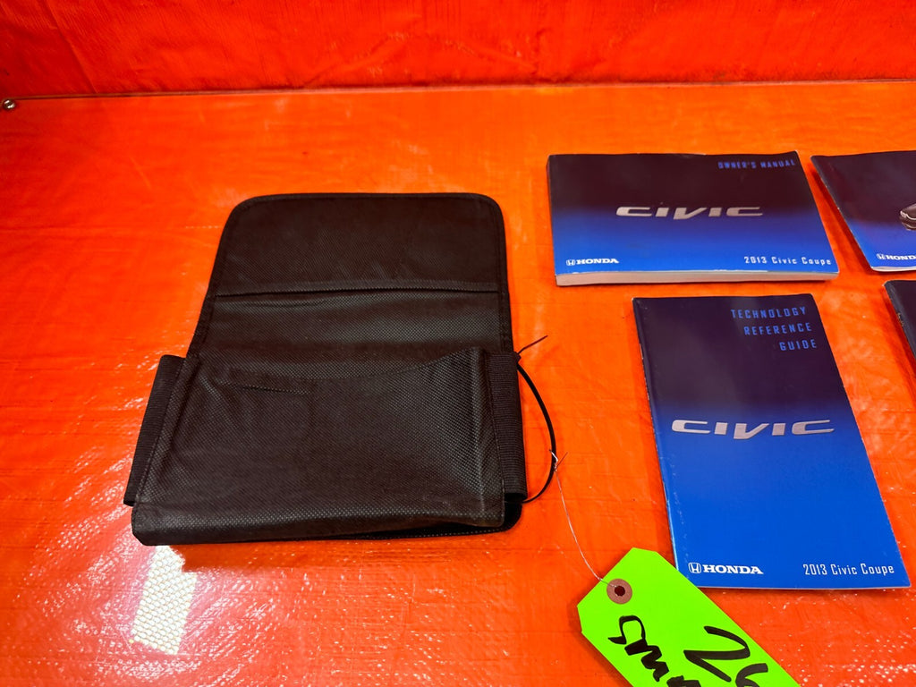 2013 13 HONDA CIVIC SI 2D COUPE   OWNERS MANUAL BOOKLET   OEM #26910