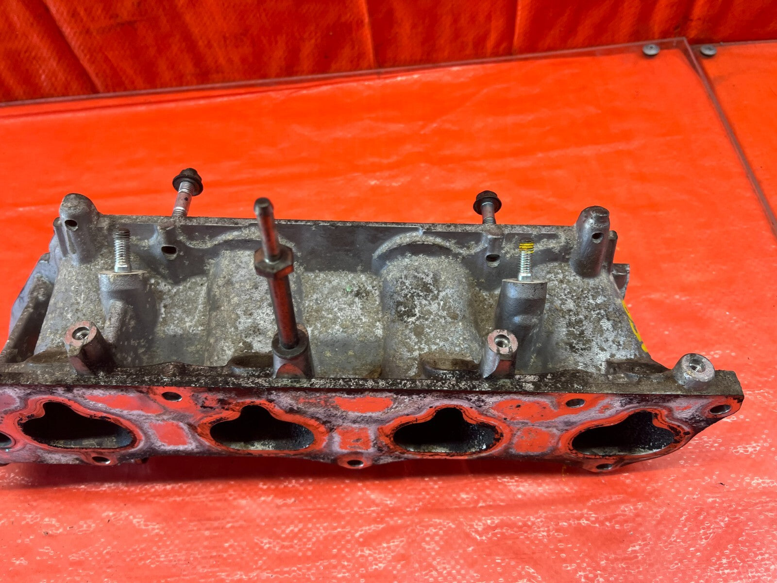 09 14 ACURA TSX 2.4L K24Z3 INTAKE MANIFOLD INJECTOR BASE ALUMINUM PORTION   #1594