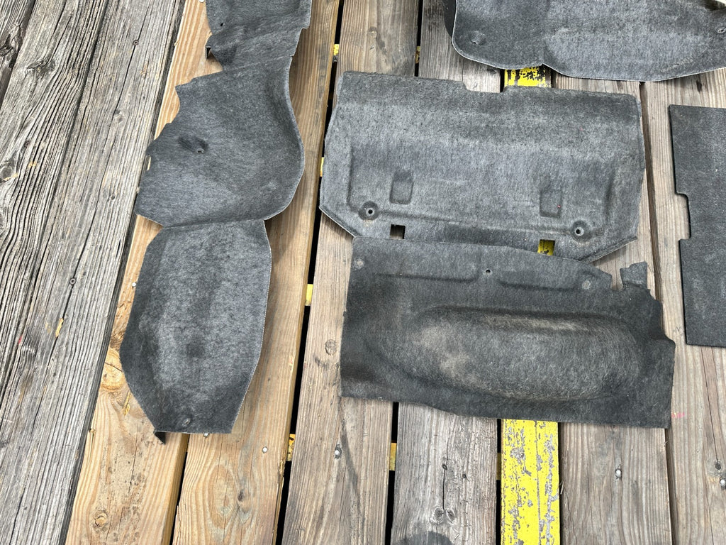 00 03 HONDA S2000 AP1 2.0L REAR TRUNK CARPET MAT LINER PANEL KIT SET 6 PIECES #310